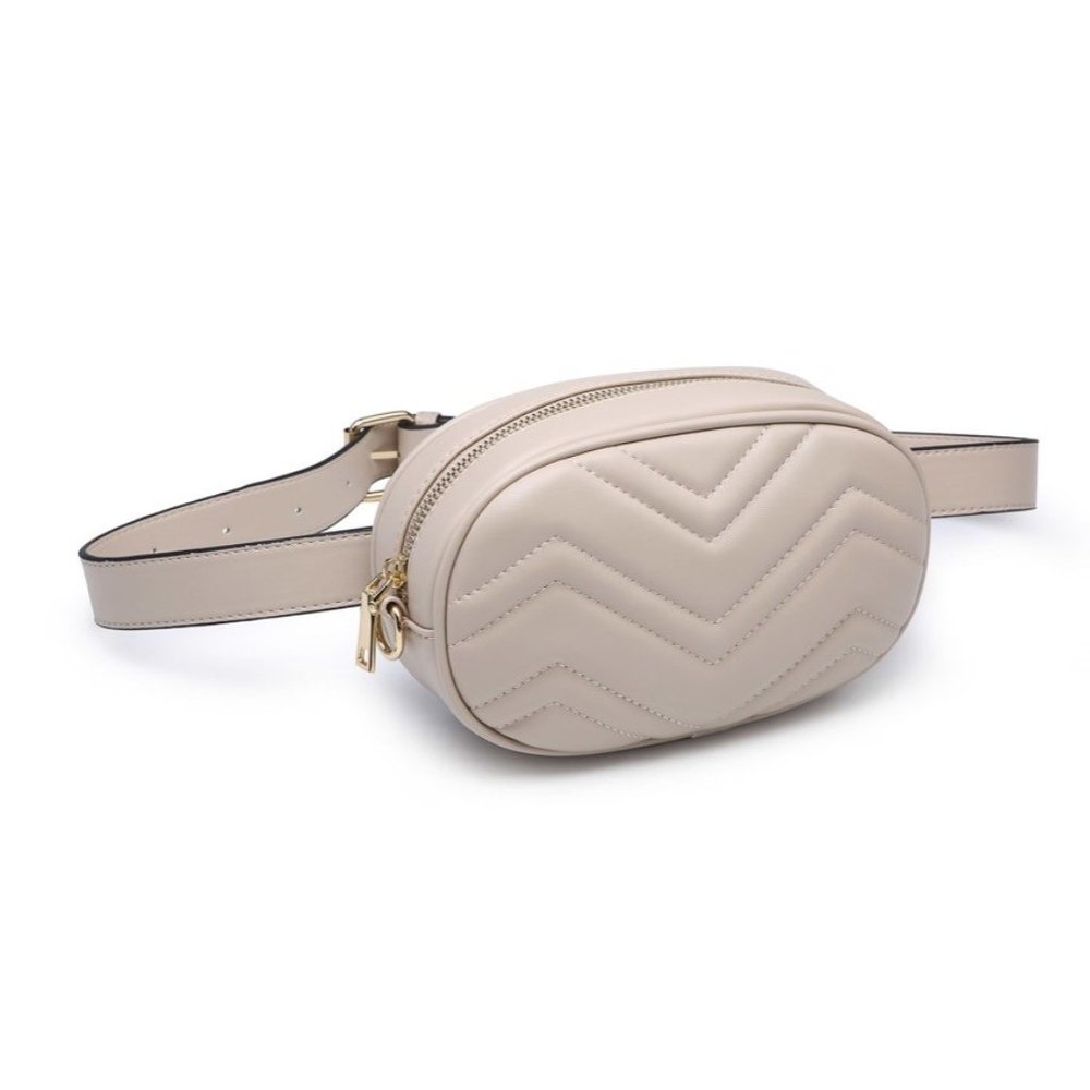 Chevron Convertible Belt Bag/Crossbody